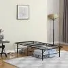 CoasterEveryday 305957T Mabel - Metal Twin Mattress Support Platform Bed - Black