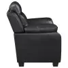 CoasterEveryday 506551-S2 Finley - 2 Piece Upholstered Padded Arm Tufted Sofa Set - Black