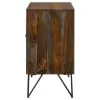 CoasterEssence 959615 Macon - 2 Door Sheesham Wood Storage Accent Cabinet - Gray