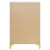 Coaster Fine Furniture 224735 Lucia - 5-Drawer Bedroom Chest - White