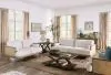 Furniture of America CM9981-LV Alesund - Loveseat - Beige / Light Oak