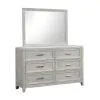 New Classic 00-2442-DM New Classic 00-2442-DM Fiona - Dresser & Mirror - Gray