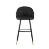 New Classic SAF199-BS-BLK Oliver - Vegan Leather Bar Chair (Set of 2) - Black