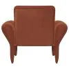 Coaster Fine Furniture 903150 Liana - Upholstered Roll Arm Accent Armchair - Rust