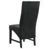 Coaster Fine Furniture 106387 Barrand - Upholstered Dining Side Chair (Set of 2) - Black