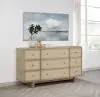 Coaster Fine Furniture 225043 Kailani - 9-Drawer Dresser Cabinet - Beige Oak