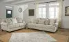 Benchcraft® 13201/38/35/23/14 Benchcraft® 13201/38/35/23/14 Asanti - 4 Pc. - Sofa, Loveseat, Chair and a Half, Ottoman - Fog