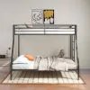 Coaster Fine Furniture 460365BLK Alevera - Metal Twin Over Full Bunk Bed With Ladder - Black