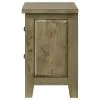 Coaster Fine Furniture 207532 Hazlewood - 2-Drawer Nightstand Bedside Table - Vineyard Oak