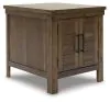 Ashley Furniture T731-3 Moriville - Rectangular End Table - Grayish Brown