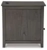 Ashley Furniture T300-317 Ashley Furniture T300-317 Treytown - Chair Side End Table - Gray