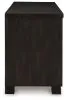 Ashley Furniture W841-168 Galliden - Extra Large TV Stand - Black