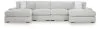 Ashley Furniture 25903S5 Ashley Furniture 25903S5 Stupendous - 4-Piece Sectional With Double Chaise - Alloy