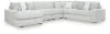 Ashley Furniture 25903S8 Ashley Furniture 25903S8 Stupendous - 5-Piece Sectional With LAF Corner Chaise - Alloy