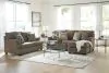 Ashley Furniture 59505/18/35 Ashley Furniture 59505/18/35 Stonemeade - 2 Pc. - Sofa Chaise, Loveseat - Nutmeg