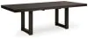 Ashley Furniture D618-35 Neymorton - Rectangular Dining Room Butterfly Extension Table - Dark Grayish Brown