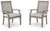 Ashley Furniture P701-601A Rainier Ranch - Arm Chair With Cushion (Set of 2) - Brown / Beige