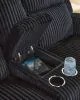 Ashley Furniture PC6420218 Forest Lake - Power Reclining Loveseat With Console / Adj Headrest - Black