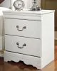 Ashley Furniture B129/31/36/87/84/88/92 Ashley Furniture B129/31/36/87/84/88/92 Anarasia - 6 Pc. - Dresser, Mirror, Full Sleigh Bed, Nightstand - White