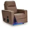 Ashley Furniture PC9022042A Lorrenton - Glider Power Recliner With Audio System - Caramel