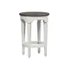 Liberty Furniture 417-OT-4PCS Allyson Park - 4 Piece Dining Room Set - Wirebrushed White / Charcoal