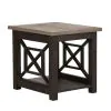 Liberty Furniture 422-OT1020 Heatherbrook - End Table - Charcoal & Ash