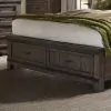 Liberty Furniture 759-BR-KSB Liberty Furniture 759-BR-KSB Thornwood Hills - King Storage Bed - Rock Beaten Brown