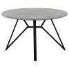 CoasterEveryday 193801 Neil - Round Smart Top Dining Table - Gunmetal