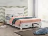 CoasterEveryday 207050KE Brantford - Wood Eastern King Storage Panel Bed - Coastal White