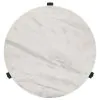 CoasterEssence 753537 Tandi - Round Faux Marble Side End Table - White And Black