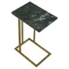 CoasterEssence 936035 Vicente - Marble Top C-Shaped Sofa Side Table - Green