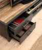 Furniture of America CM5904-TV-62 Galway - TV Stand - Gray / Natural Tone