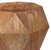 Coaster Fine Furniture 931158 Jacinto - Octagonal Solid Mango Wood Side Table Brown - Natural