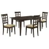 Coaster Fine Furniture 100771-S5 Gabriel - 5 Piece Rectangular 59