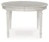 Benchcraft® D795/35/01(3)/60 Benchcraft® D795/35/01(3)/60 Montelaine - 8 Pc. - Dining Room Extension Table, 6 Side Chairs, Server - Antique White