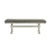 Liberty Furniture 528-C9001B Hallendale - Upholstered Dining Bench - Gravel Wash