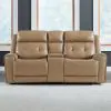 Liberty Furniture 7006SN-23P Liberty Furniture 7006SN-23P Carrington - Loveseat With Console P3 & ZG - York Sand
