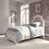 Liberty Furniture 244-BR-TUB Liberty Furniture 244-BR-TUB Magnolia Manor - Twin Upholstered Bed - Antique White