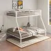 Coaster Fine Furniture 460365WHT Alevera - Metal Twin Over Full Bunk Bed With Ladder - White