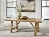 Benchcraft® D858-45 Ridgester - Rectangular Dining Room Extension Table - Light Brown