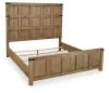 Benchcraft® B858B7 Benchcraft® B858B7 Ridgester - California King Panel Bed - Light Brown