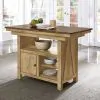 Liberty Furniture 62BR-CD-TRS Lindsey Farm - Trestle Table - Natural & Brown