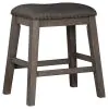 Ashley Furniture D388-024 Caitbrook - Upholstered Stool (Set of 2) - Gray