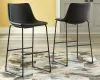 Ashley Furniture D372-630 Ashley Furniture D372-630 Centiar - Tall UPH Barstool (Set of 2) - Black