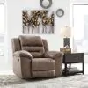 Ashley Furniture 3990525 Stoneland - Rocker Recliner - Light Brown