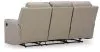 Ashley Furniture 6330789 Lavenhorne - Rec Sofa W/Drop Down Table - Pebble