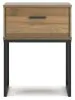 Ashley Furniture EB1866-291 Deanlow - One Drawer Night Stand - Honey