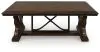 Ashley Furniture T647-1 Ashley Furniture T647-1 Maylee - Rectangular Cocktail Table - Dark Brown