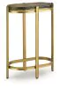 Ashley Furniture A4000716 Porterville - Accent Table - Gold Finish