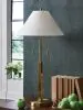 Ashley Furniture L208474 Haigwood - Metal Table Lamp - Gold Finish